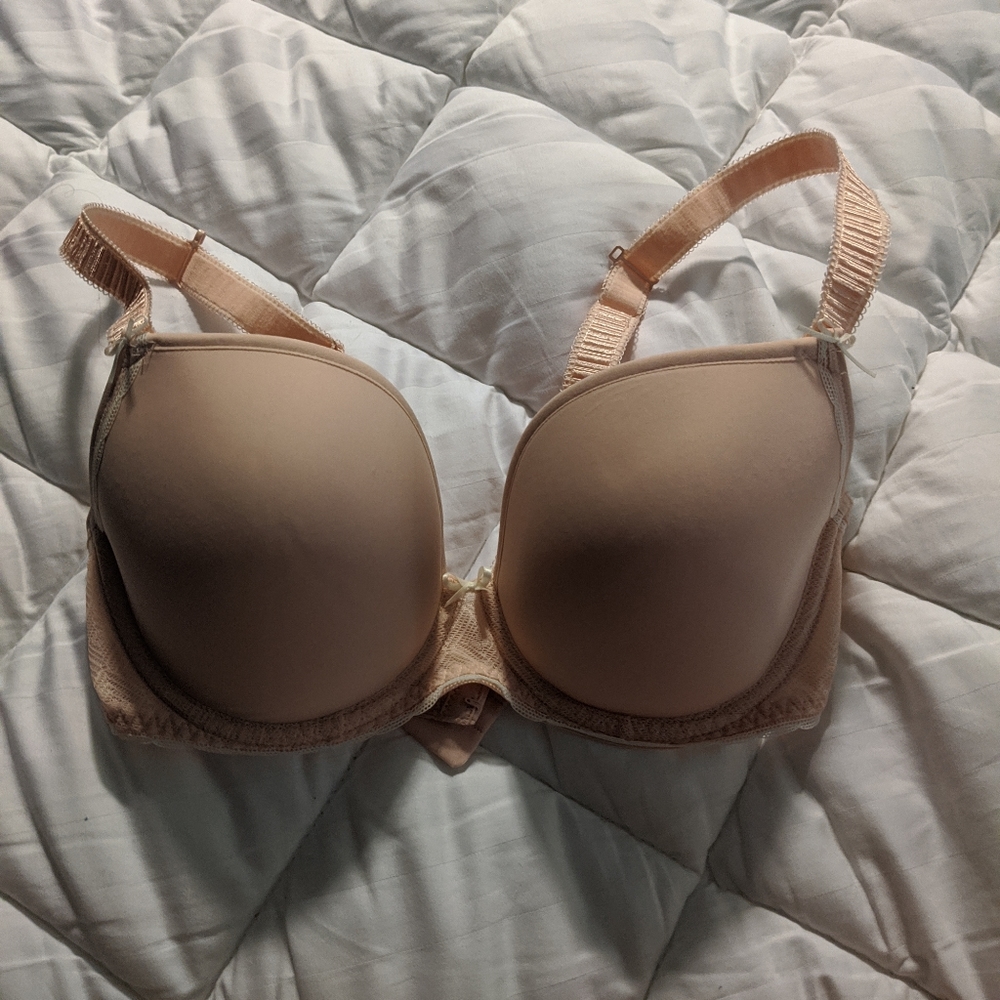 30G NWOT Freya Art Deco Blush Pink Bra